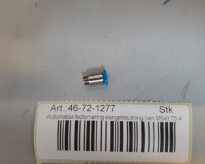 Automatic grease lubrication hose connection male M6x0,75-4